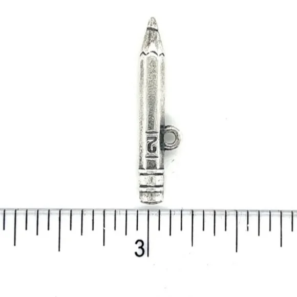Retired James Avery Number 2 Pencil Charm - Picture 9 of 10